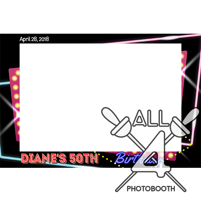template, photo booth, birthday