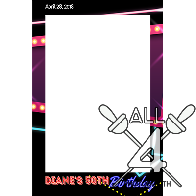template, photo booth, birthday
