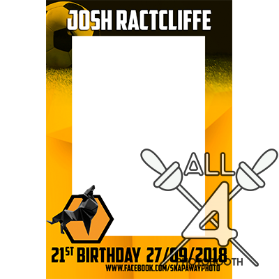 template, photo booth, football, ball