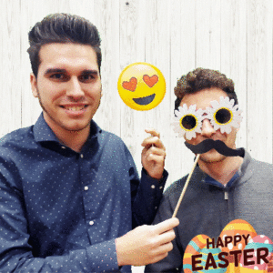 animated overlay, happy easter, easter