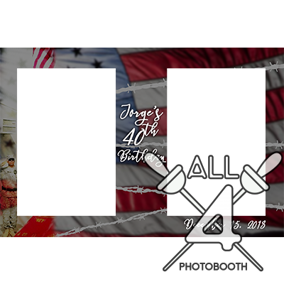 template, photo booth, USA, birthday