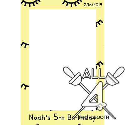 template, photo booth, birthday