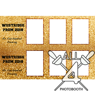 template, photo booth, gold