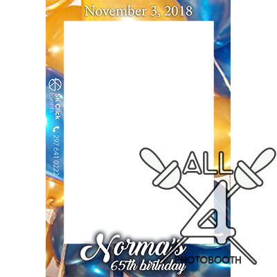 template, photo booth, birthday, balloon