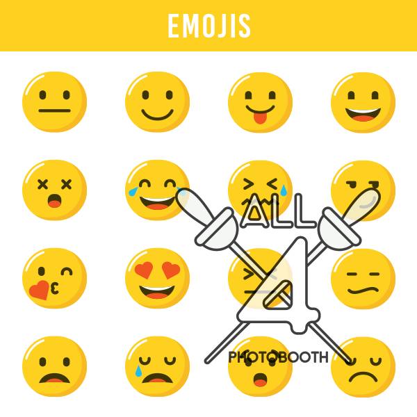 digital props, emojis, faces