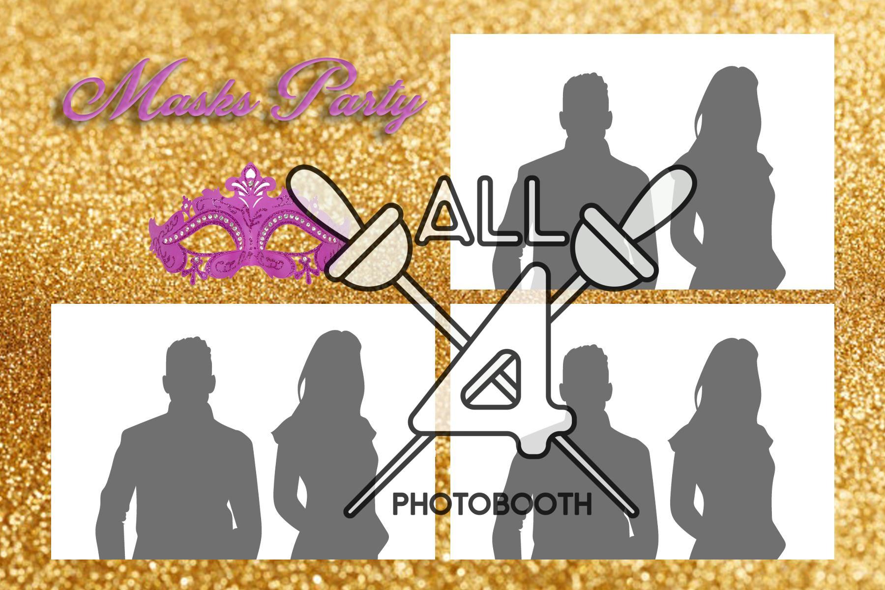 Gold Mask Party - ALL450057 - Image 3