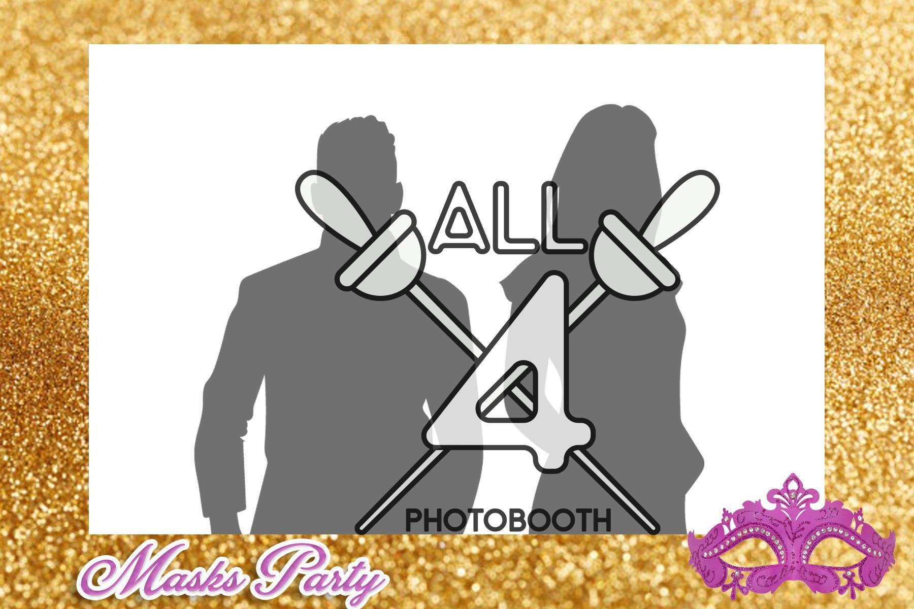 Gold Mask Party - ALL450057 - Image 2