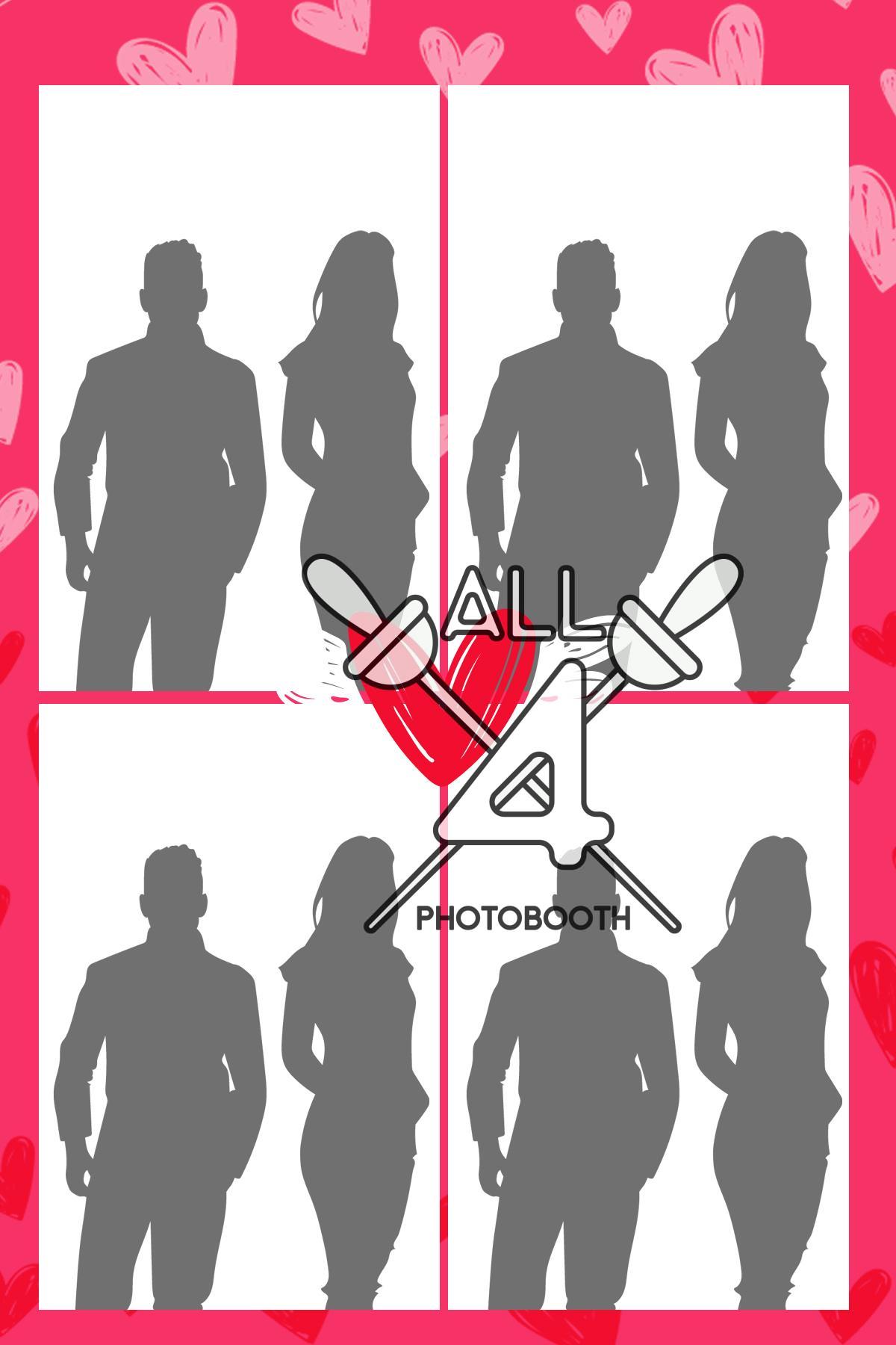 Red hearts- ALL450182 - Image 2