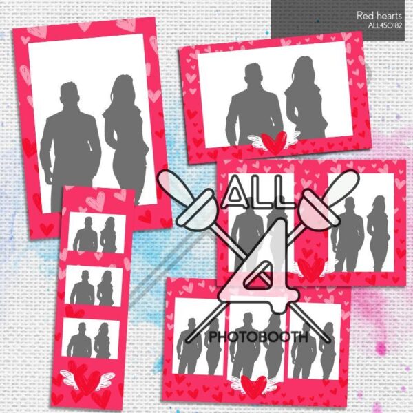 Red hearts- ALL450182