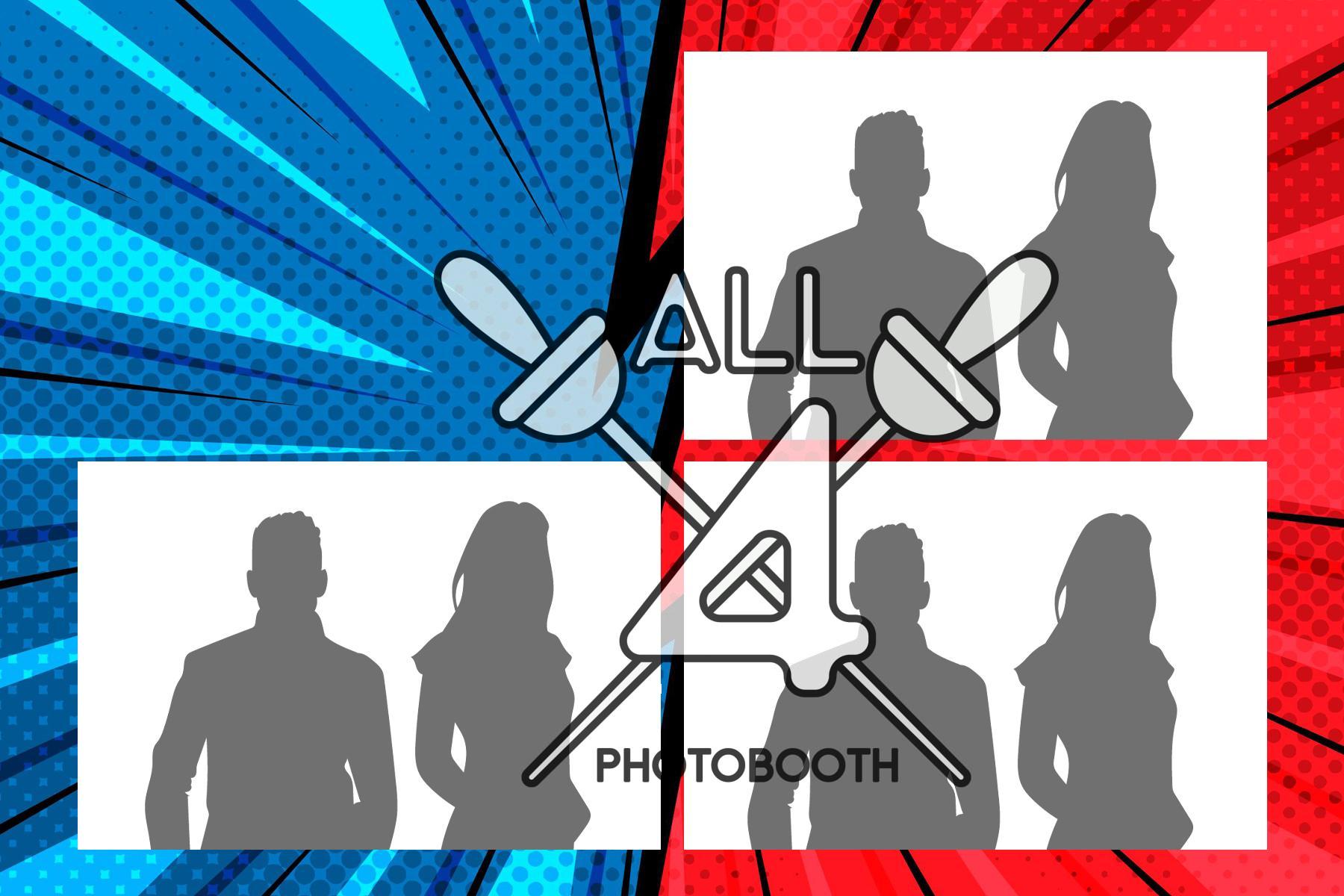 Red Blue Comic- ALL450282 - Image 7