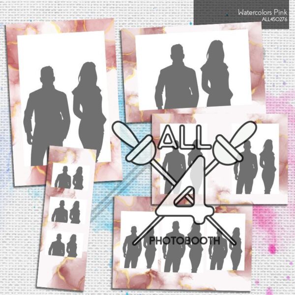 Watercolors Pink- ALL450276