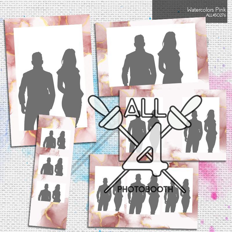 Watercolors Pink- ALL450276