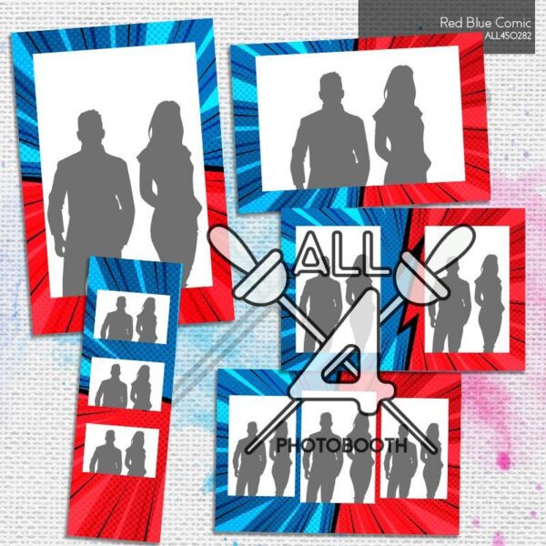 Red Blue Comic- ALL450282