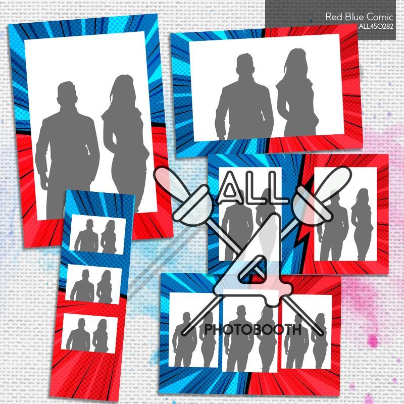 Red Blue Comic- ALL450282