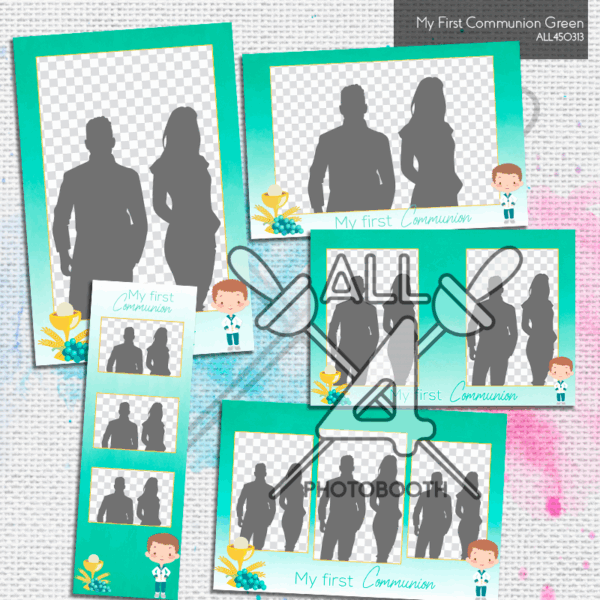 My First Communion Green - ALL450313