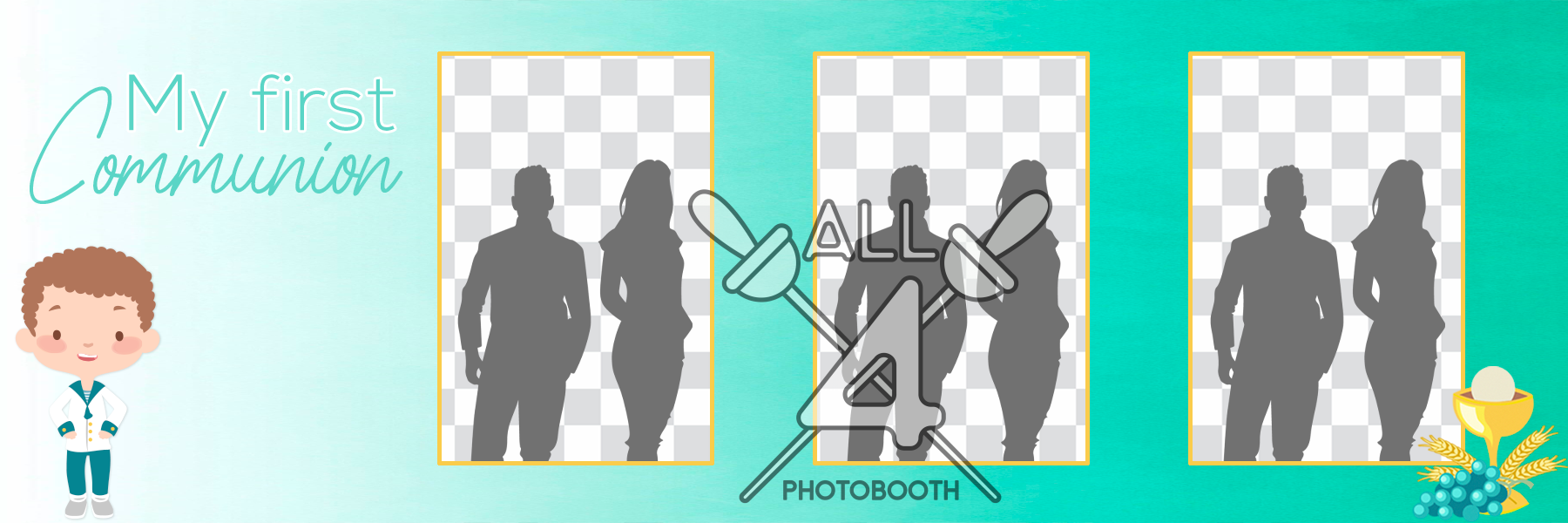 My First Communion Green - ALL450313 - Image 2