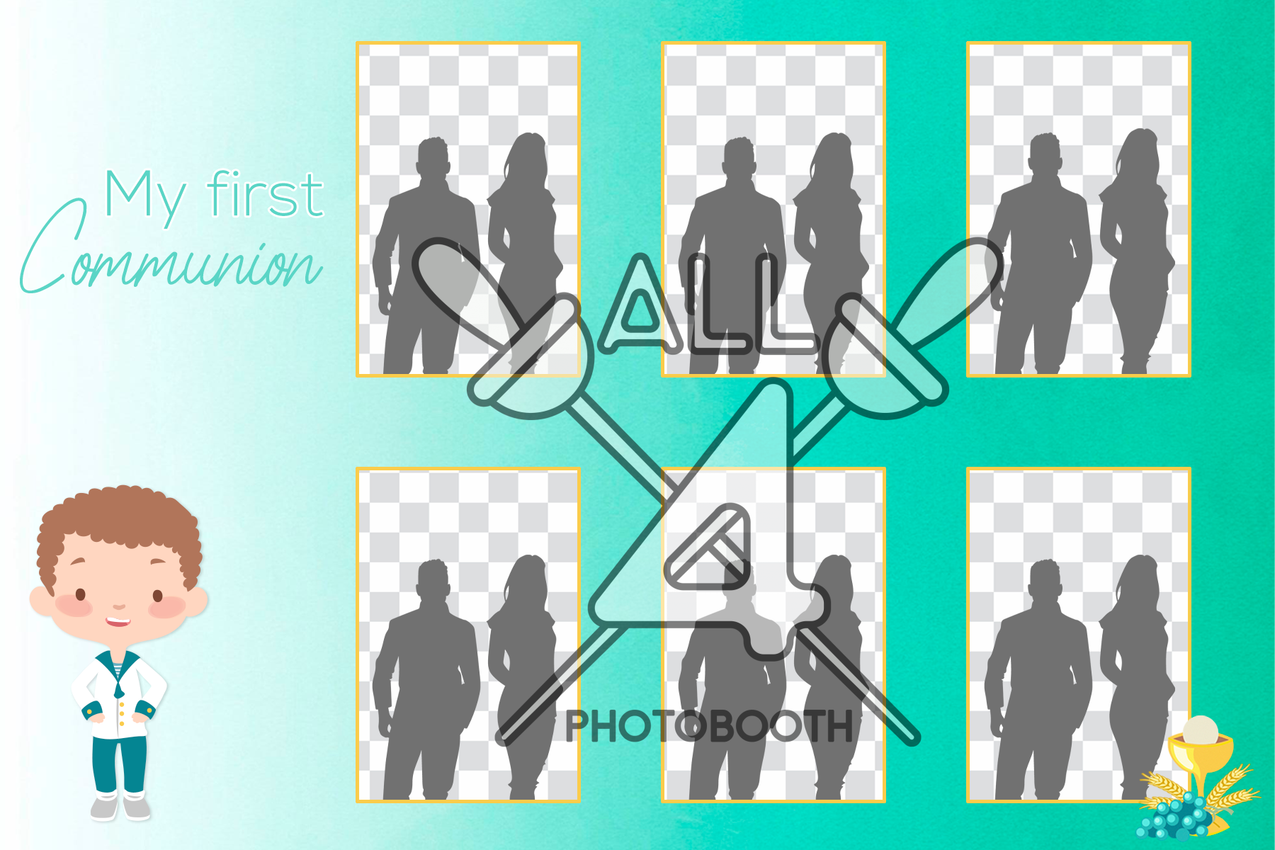 My First Communion Green - ALL450313 - Image 3