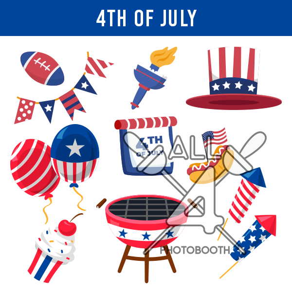 4th July Props Set ref:11