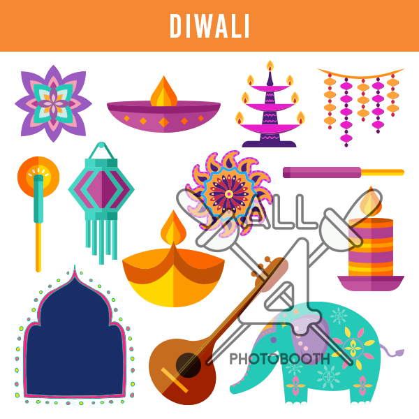 Diwali Props Set ref:12