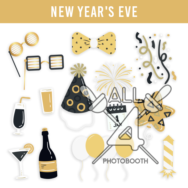 New Year's Eve Props Set ref:16